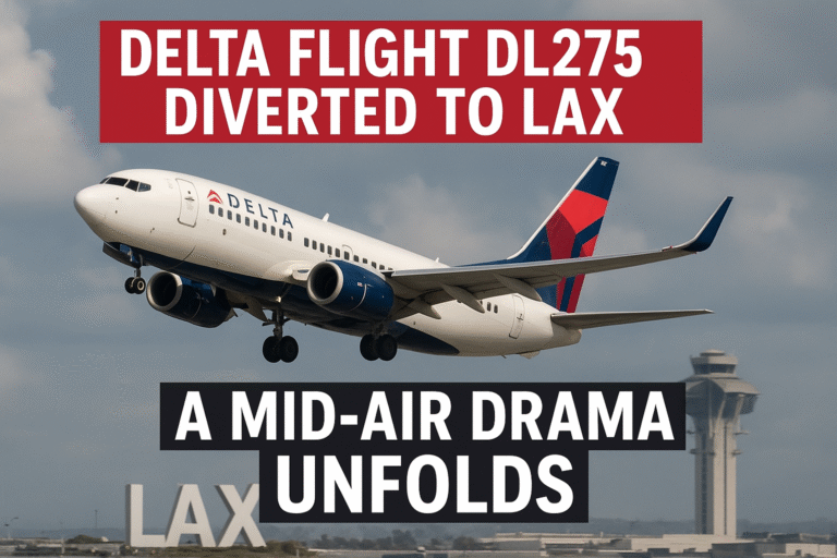Delta Flight DL275 Diverted to LAX: A Mid-Air Drama Unfolds Delta flight dl275 diverted lax