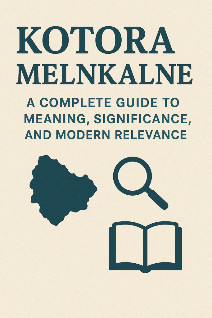 Kotora Melnkalne
