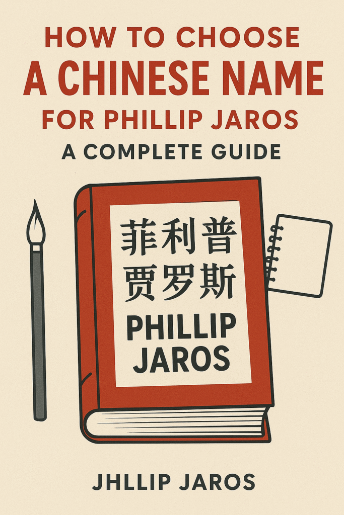 How to choose a chinese name for phillip jaros