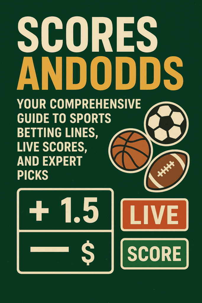 Scoresandodds: Your Comprehensive Guide to Sports Betting Lines, Live Scores, and Expert Picks Scoresandodds