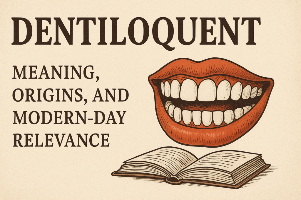Dentiloquent: Meaning, Origins, and Modern-Day Relevance Dentiloquent