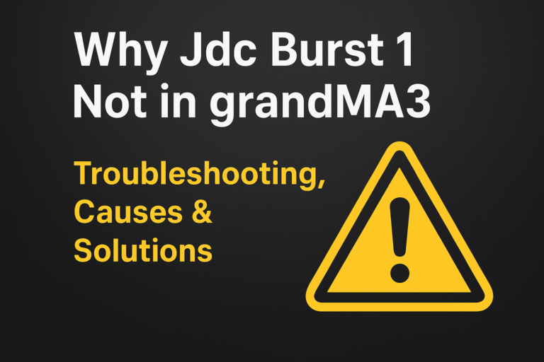 Jdc burst 1 not in grandma3